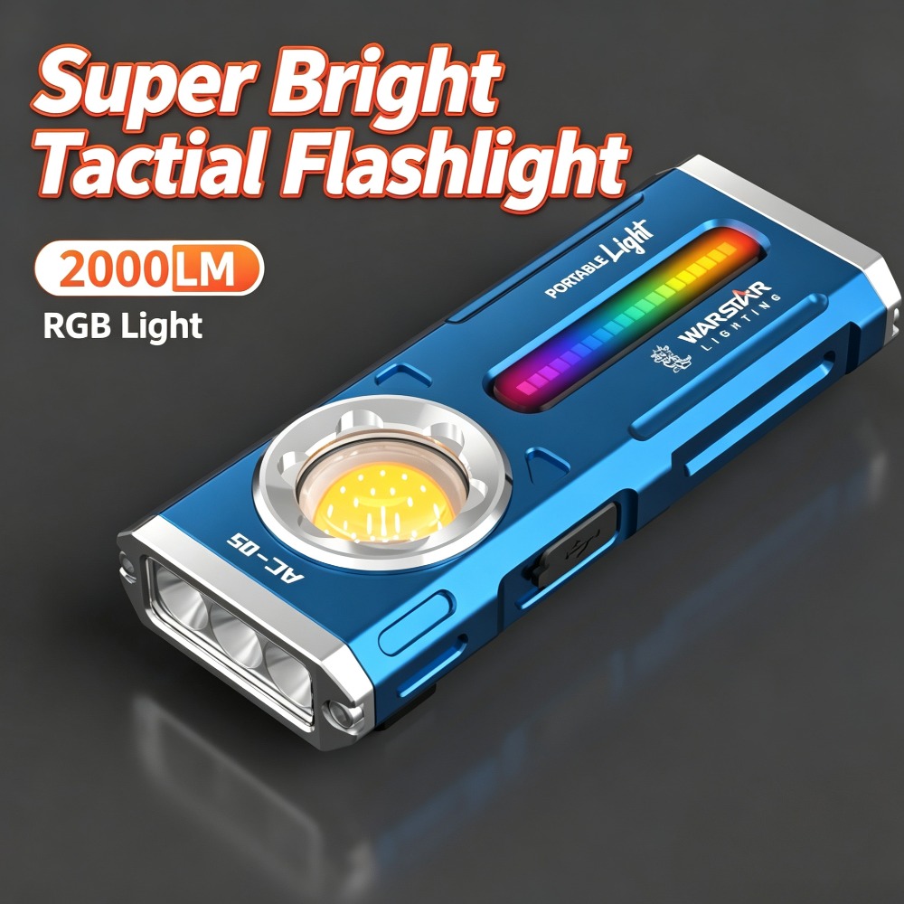 Fishing Light - AC05 Tragbare Taschenlampe, Hochleistungs-Wasserdichte Langstreckenlampe für