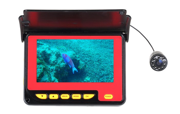 Fishing Camera - 5 Zoll 130-Grad-Weitwinkel Unterwasser 15/30M Angelkamera