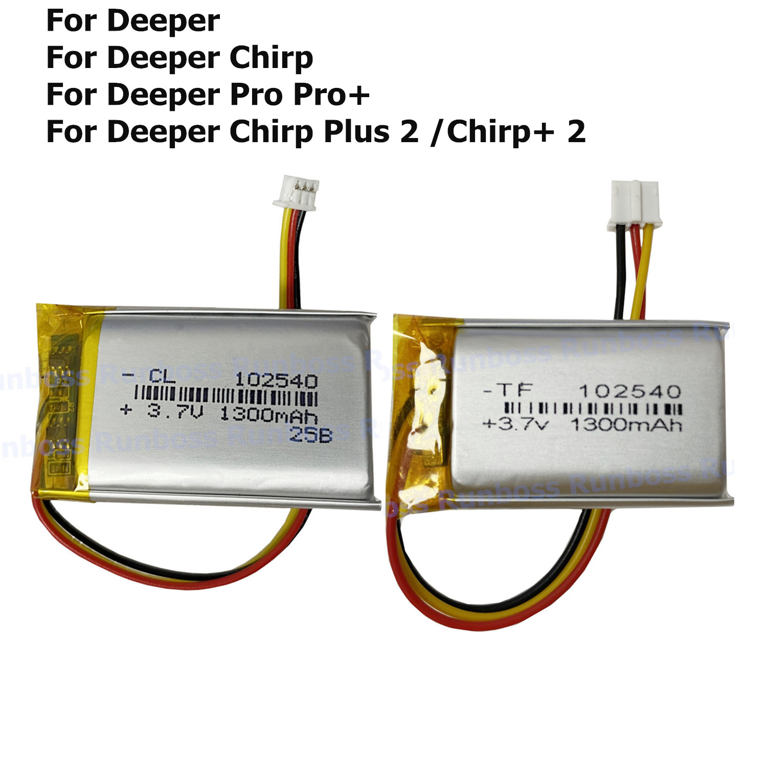 Fish Finder Gps - Neuer 3,7 V 1300 mAh Akku