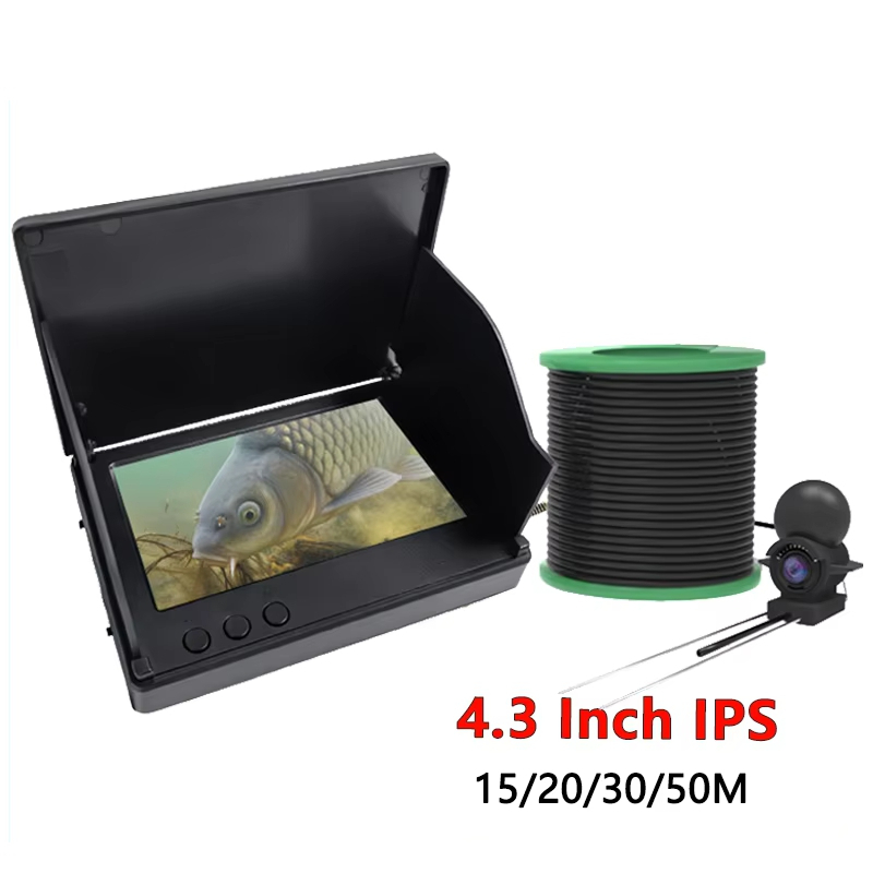 Fishing Depth Finder - Dodosee Handgehaltener 1080P Fischfinder, 4,3'' LCD