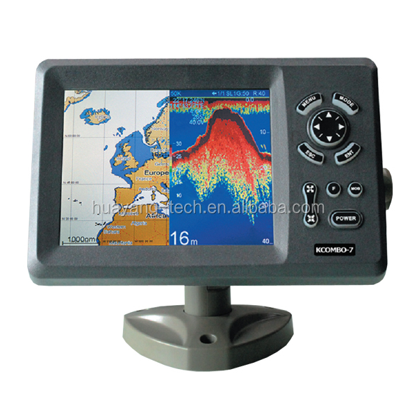 Fish Finder Gps - Kcombo-7 7-Zoll-ONWA-GPS-Plotter/Fischfinder, Marine-Navigation, Angeln, GPS-Satelliten-Kartenplotter und