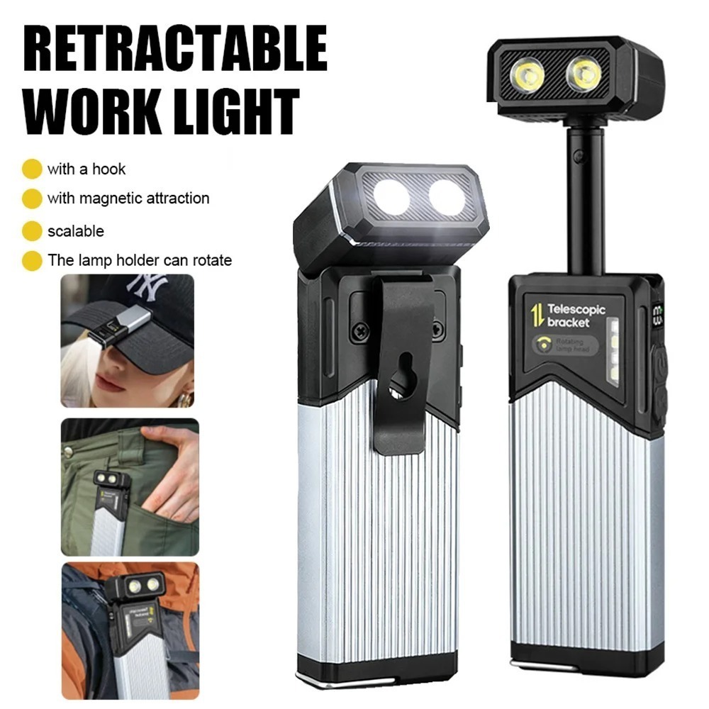 Fishing Light - Tragbar 180 ° Drehbare Ausziehbare LED-Taschenlampe