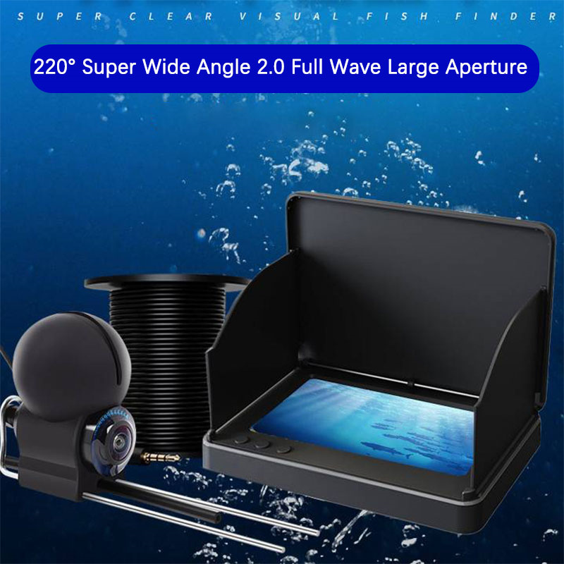 Fishing Depth Finder - Neuer tragbarer Fischtiefenmesser Wasser Handheld 1080P