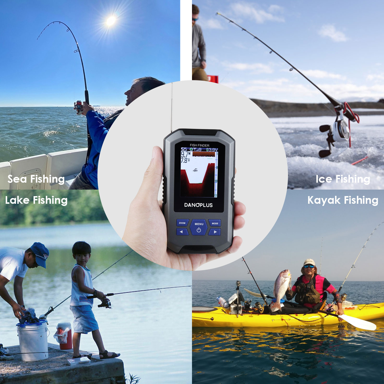 Fischfinder, kabelloser Sonars – Fish Finder Bewertung und Preis