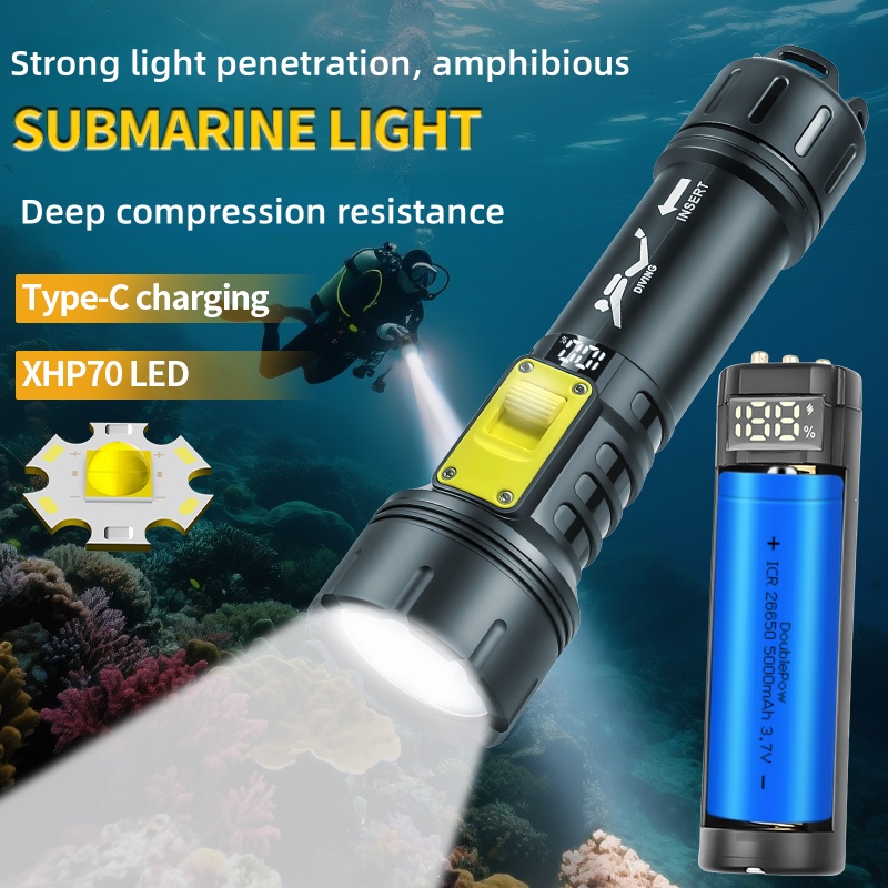 Neue XHP70 Tauchen Taschenlamp – Fishing Light Bewertung und Preis
